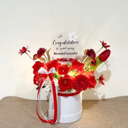 Bloom Box Akrilik Ucapan Grand Opening Mamuju Tengah