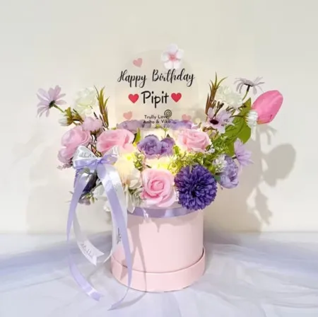 Bloom Box Akrilik Ucapan Ulang Tahun Mamuju Tengah